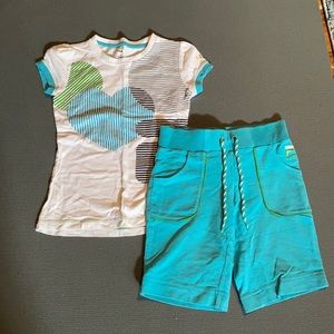 Fila Matching Sport Set Shirt & shorts